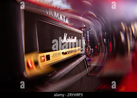 Milton Keynes, Großbritannien - 29. September 2023: Marshall Amplifier Stockfoto