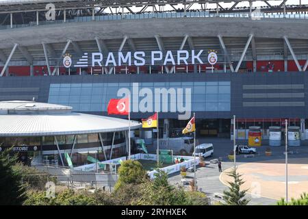 Ali Sami Yen Sports Complex Rams Park Fußballstadion (Heimstadion des Galatasaray FC) in Istanbul, Türkei Stockfoto