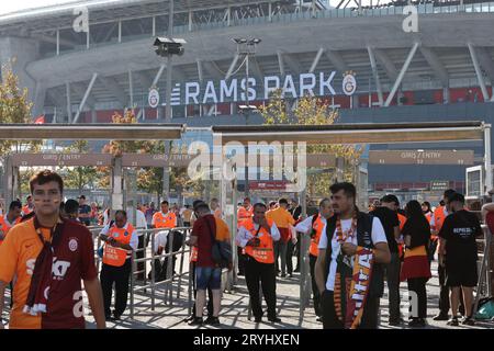 Ali Sami Yen Sports Complex Rams Park Fußballstadion (Heimstadion des Galatasaray FC) in Istanbul, Türkei Stockfoto