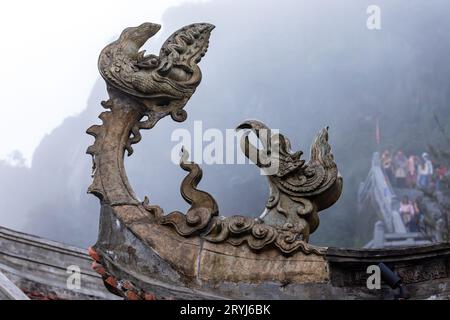 Tempel im Fansipan in Vietnam Stockfoto