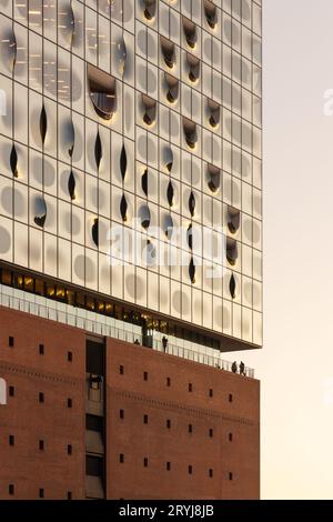 Elbphilharmonie Hamburg Konzertsaal entworfen von Herzog und de Meuron Stockfoto