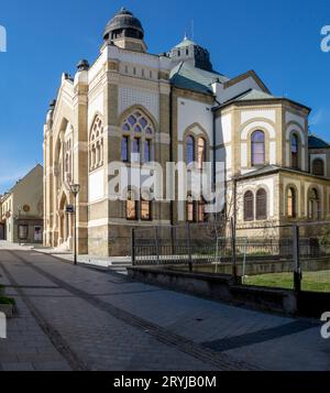 Die Nitra-Synagoge. Historisches Gebäude als Zentrum für kulturelle Aktivitäten genutzt. Nitra. Slowakei. Stockfoto