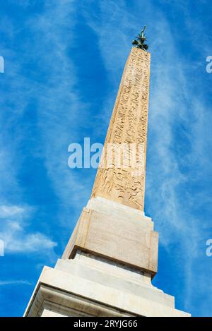 Rom, Italien - ägyptischer Obelisk auf der Piazza Navona Stockfoto