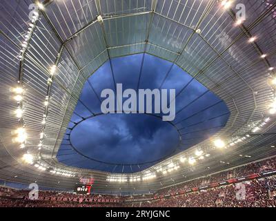 Leverkusen, Deutschland. September 2023. firo: 21.09.2023, Fußball, EL, UEFA EUROPA LEAGUE, Saison 2023/2024, Bayer 04 Leverkusen - BK Hacken 4:0 Übersicht Stadion, BayArena Kredit: dpa/Alamy Live News Stockfoto