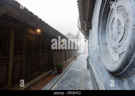 Der buddhistische Fansipan-Tempel in Sapa in Vietnam Stockfoto