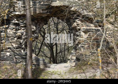 Burgruine Kamegg, Österreich Stockfoto