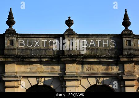 Buxton Baths, Cavendish Shopping Centre, Buxton Town, Peak District National Park, Derbyshire, England, UK Stockfoto