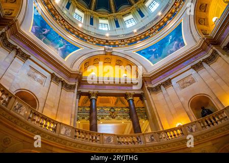 Das Verwaltungszentrum in St. Paul, Oklahoma Stockfoto