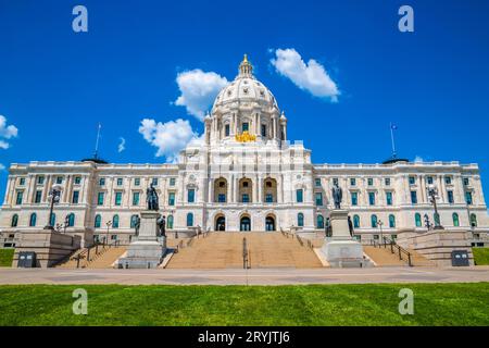 Das Verwaltungszentrum in St. Paul, Oklahoma Stockfoto