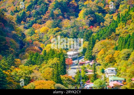 Ein Dorf zwischen den 8.000 Bergen Stockfoto