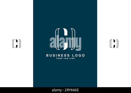 CD, DC, abstraktes Logo-Design Stock Vektor