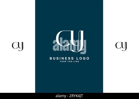 CY, YC, abstraktes Logo Monogramm Stock Vektor