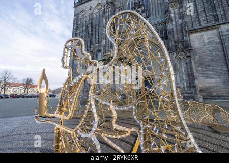 Magdeburger Dom 05122021 - der Magdeburger Dom am Zweiten Advent 2021. Magdeburg Dom Sachsen-Anhalt Deutschland *** Magdeburger Dom 05122021 der Magdeburger Dom am 2. Advent 2021 Magdeburger Dom Sachsen-Anhalt Deutschland 051221 ppb-7 Credit: Imago/Alamy Live News Stockfoto