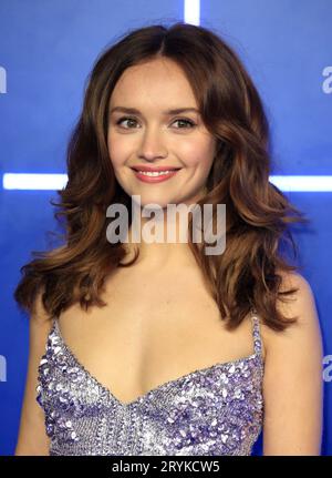 London, Großbritannien. März 2018. Olivia Cooke nimmt an der europäischen Premiere von „Ready Player One“ im Vue West End in London Teil. (Foto: Fred Duval/SOPA Images/SIPA USA) Credit: SIPA USA/Alamy Live News Stockfoto