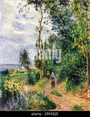 Cocirc; te des Grouettes, in der Nähe von Pontoise bei Camille Pissarro. Original aus dem MET-Museum. Stockfoto