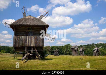 Freiluftmuseum Pyrohovo in Kiew - Ukraine Stockfoto