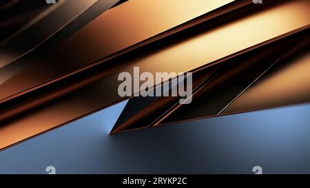 Abstrakter 3D-Geschäftshintergrund Stockfoto