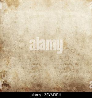 Grunge-Hintergrund. Alte Papierstruktur mit Flecken und Flecken. Stockfoto