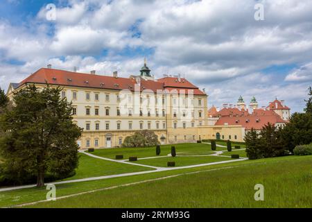 Schloss Valtice, Tschechische Republik, Lednice-Valtice Kulturlandschaft ist Weltkulturerbe der UNESCO. Stockfoto