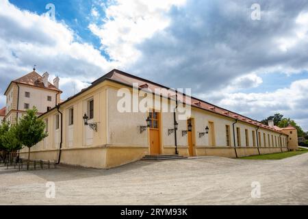 Schloss Valtice, Tschechische Republik, Lednice-Valtice Kulturlandschaft ist Weltkulturerbe der UNESCO. Stockfoto