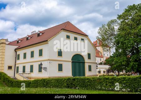 Schloss Valtice, Tschechische Republik, Lednice-Valtice Kulturlandschaft ist Weltkulturerbe der UNESCO. Stockfoto