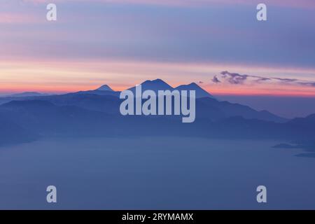 Vulkan in Guatemala Stockfoto