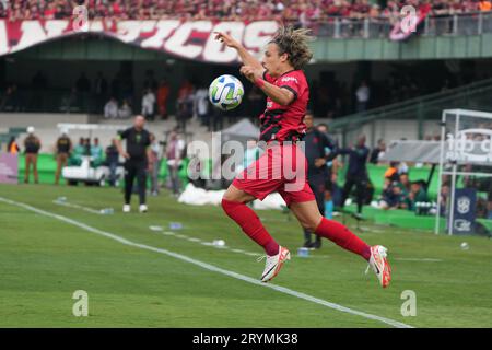 Curitiba, Brasilien. Oktober 2023. Cannobbio während Coritiba und Athletico im großen Antônio Couto Pereira Stadion in Curitiba, PR. Quelle: Carlos Pereyra/FotoArena/Alamy Live News Stockfoto