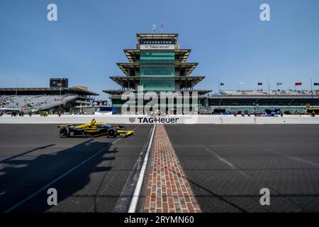 INDYCAR Series: 17. Mai Indianapols 500 Colton Herta Stockfoto