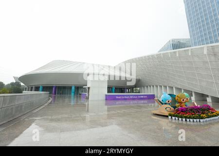 Hangzhou, China. September 2023 30. Allgemeine Ansicht Rollschuhlaufen : im Qiantang Roller Sports Centre während der China Hangzhou Asian Games 2022 in Hangzhou, China. Quelle: AFLO SPORT/Alamy Live News Stockfoto