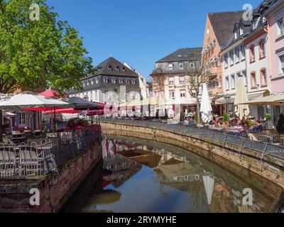 Saarburg Stadt an der saar Stockfoto