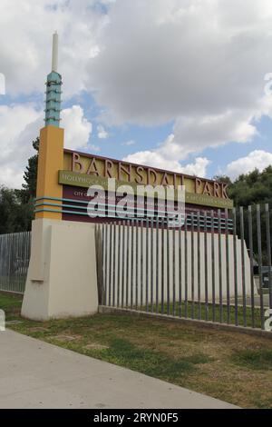 Barnsdall Park Standort von Frank Lloyd Wright Hollyhock House Los Angeles, Kalifornien Stockfoto