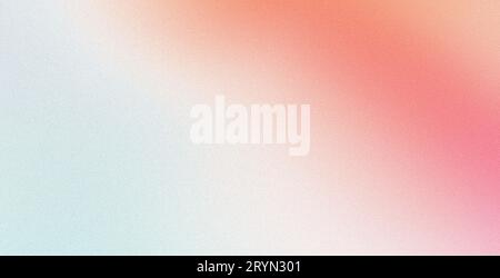 Beige-Orange Pastellfarben Farbverlauf dezenter Hintergrund, Rauschstruktur Kopierbereich Stockfoto