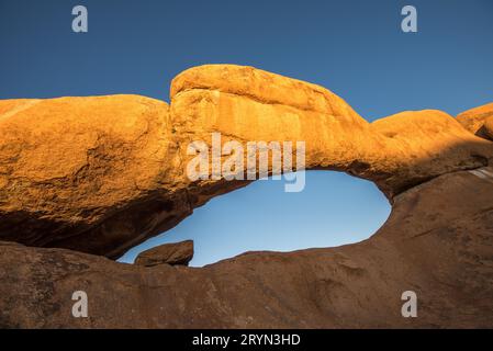 Spitzkoppe, einzigartige Felsformation im Damaraland, Namibia Stockfoto