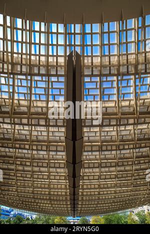 Moderne Architektur des Westfield Forum des Halles, einem französischen Einkaufszentrum, Paris, Frankreich Stockfoto