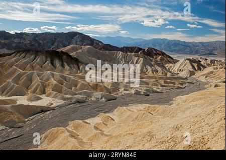 Gower Gulch, am Zabriskie Point, im Death Valley National Park, Kalifornien Stockfoto