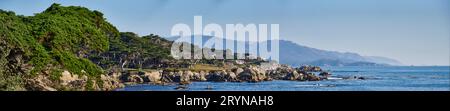 Die berühmte Küste entlang des berühmten 17 Mile Drive, Monterey CA Stockfoto