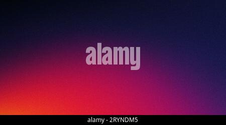 Abstrakter Hintergrund, rot-orange, violett, dunkel körniges Gradientenrauschen Textur, leuchtende Lichtwellen-Kopfzeile, Design-Kopierbereich Stockfoto