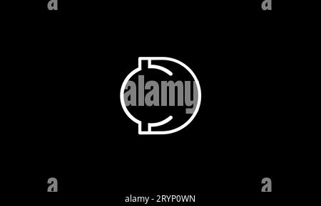 CD, DC, abstraktes Logo-Design Stock Vektor