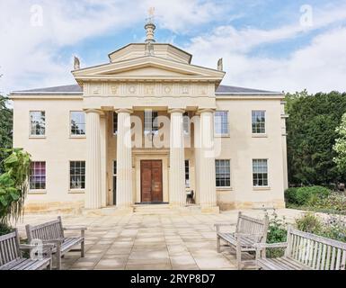 Bibliothek Art Downing College, University of Cambridge, England. Stockfoto