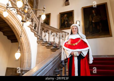 Die neue Lord Chief Justice, Dame Sue Carr, an den Royal Courts of Justice im Zentrum Londons. Bilddatum: Montag, 25. September 2023. Stockfoto