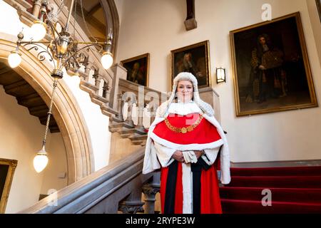 Die neue Lord Chief Justice, Dame Sue Carr, an den Royal Courts of Justice im Zentrum Londons. Bilddatum: Montag, 25. September 2023. Stockfoto