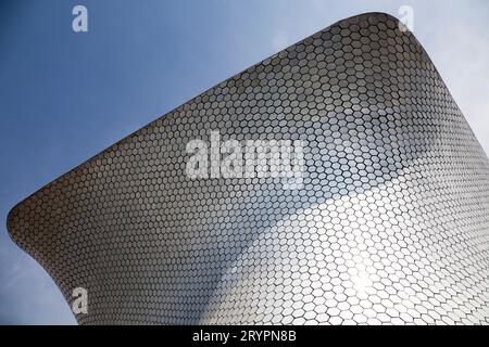 Museo Soumaya auf der Plaza Carso in Mexiko-Stadt, Mexiko Stockfoto