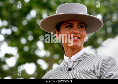 Eine Reiterin, Spanien Stockfoto