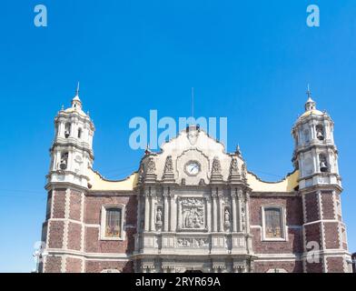 Mexiko-Stadt, CDMX, Mexiko, Basílica de Nuestra Señora de Guadalupe, Insigne y Nacional Basílica de Santa María de Guadalupe. Nur redaktionell. Stockfoto