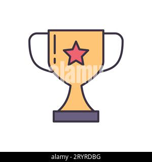 Vektorsymbol zum Winner Cup Stock Vektor