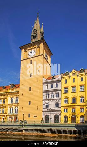 Wasserwerk in der Altstadt von Prag. Tschechische Republik Stockfoto