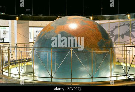 Die Lobby des Daily News Gebäudes an der East 42nd Street in Manhattan, New York, USA Stockfoto