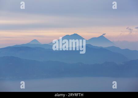 Vulkan in Guatemala Stockfoto