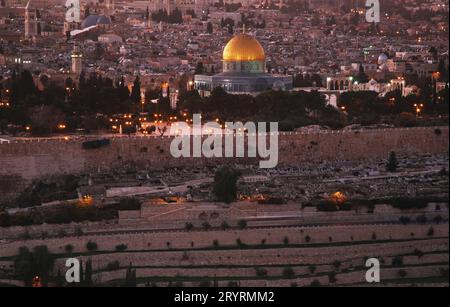 Panoramablick über Jerusalem. Israel Stockfoto