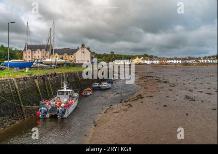 Garlieston Harbour, Garlieston in der Nähe von Newton Stewart in Dumfries und Galloway, Schottland. Stockfoto